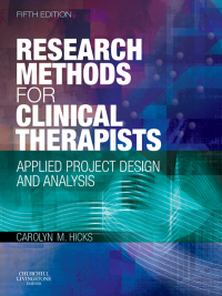 Cover image: Research Methods for Clinical Therapists 5th edition 9780702029981