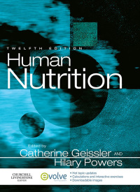 Imagen de portada: Human Nutrition 12th edition 9780702031182