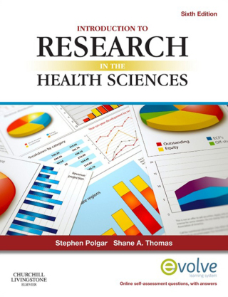 Cover image: Introduction to Research in the Health Sciences 6th edition 9780702041945