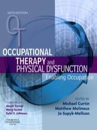 Cover image: Occupational Therapy and Physical Dysfunction 6th edition 9780080450841