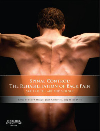 Cover image: Spinal Control: The Rehabilitation of Back Pain 9780702043567