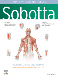 Cover image: Sobotta Tables of Muscles, Joints and Nerves, English/Latin 3rd edition 9780702067686
