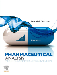 Imagen de portada: Pharmaceutical Analysis 5th edition 9780702078071