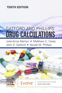 Cover image: Gatford and Phillips’ Drug Calculations 10th edition 9780702082542