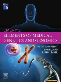 Imagen de portada: Emery's Elements of Medical Genetics and Genomics 16th edition 9780702079665