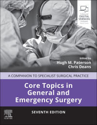 Imagen de portada: Core Topics in General & Emergency Surgery 7th edition 9780702084744