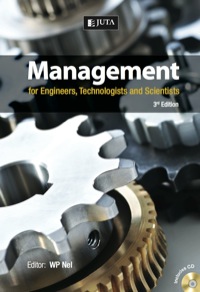 Cover image: Management for Engineers, Technologists, and Scientists 3rd edition 9780702186882