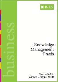 Imagen de portada: Knowledge Management Praxis 9780702165139
