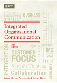 Cover image: Integrated Organisational Communication 2nd edition 9780702189845