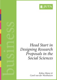 Cover image: Headstart in Designing Research Proposals in the Social Sciences 1st edition 9780702177224