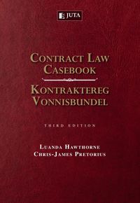 Cover image: Contract Law Casebook / Kontraktereg Vonnisbundel 3rd edition 9780702185427