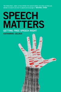 Cover image: Speech Matters 9780702238734