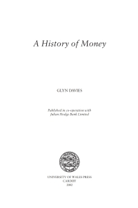 Titelbild: History of Money 3rd edition 9780708317174