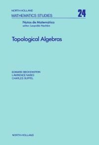 Cover image: Topological algebras 9780720407242