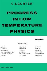 Cover image: Progress in Low Temperature Physics 9780720412567