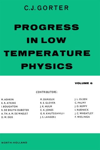 Immagine di copertina: Progress in Low Temperature Physics 9780720412567
