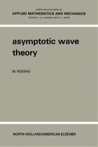 Cover image: Asymptotic Wave Theory 9780720423709
