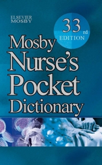 Omslagafbeelding: Mosby Nurse's Pocket Dictionary E-Book 33rd edition 9780723433736