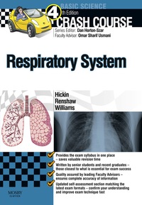 Imagen de portada: Crash Course Respiratory System Updated Edition 4th edition 9780723438618