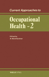 Cover image: Current Approaches to Occupational Health: Volume 2 9780723606185