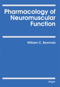 Cover image: Pharmacology of Neuromuscular Function 2nd edition 9780723609131