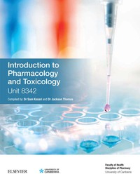 Cover image: Introduction to Pharmacology and Toxicology [Custom Edition for Canberra University] 1st edition 9780729554817