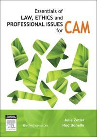 Omslagafbeelding: Essentials of Law, Ethics, and Professional Issues in CAM 1st edition 9780729539708