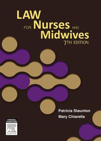 Cover image: Law for Nurses and Midwives 7th edition 9780729541022