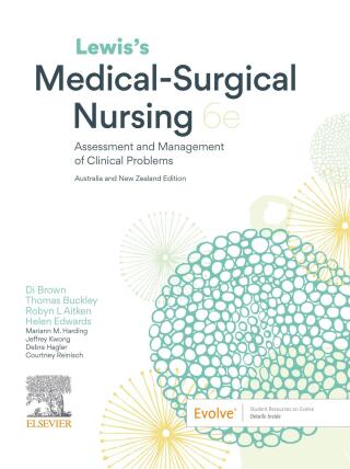 Cover image: Lewis’s Medical-Surgical Nursing Australia and New Zealand Edition 6th edition 9780729544511