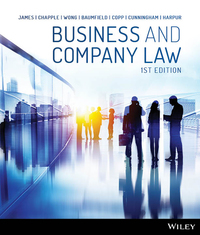 Cover image: Business and Company Law 1st edition 9780730368038