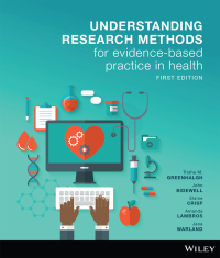 Cover image: Understanding Research Methods for Evidence-Based Practice in Health 1st edition 9780730363316