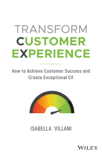 Imagen de portada: Transform Customer Experience 1st edition 9780730368366