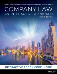 صورة الغلاف: Company law: An interactive approach 2nd edition 9780730369332