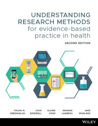 Imagen de portada: Understanding research methods for evidence-based practice in health 2nd edition 9780730369264