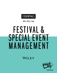 Cover image: Festival and Special Event Management Essentials 1st edition 9780730369400