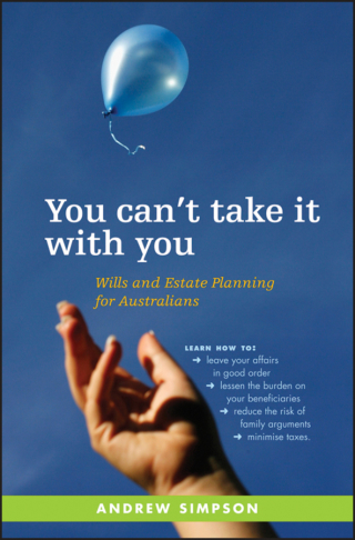 Imagen de portada: You Can't Take It With You 1st edition 9780731409860