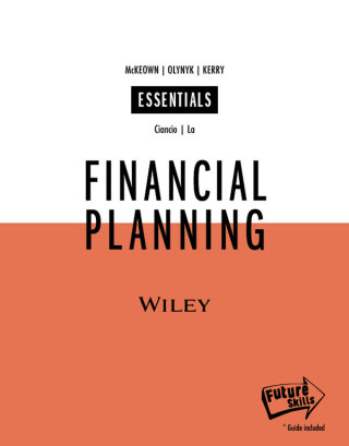 Imagen de portada: Financial Planning Essentials 1st edition 9780730385738