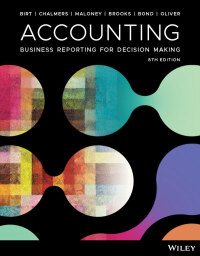 Cover image: Accounting: Business Reporting for Decision Making 8th edition 9780730396475