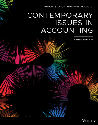 Cover image: Contemporary Issues in Accounting 3rd edition 9780730397823