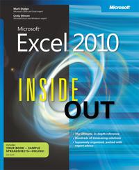 Imagen de portada: Microsoft Excel 2010 Inside Out 1st edition 9780735626881