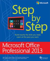 Imagen de portada: Microsoft Office Professional 2013 Step by Step 1st edition 9780735669413