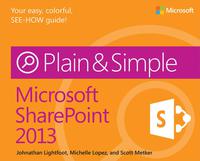 Cover image: Microsoft SharePoint 2013 Plain & Simple 1st edition 9780735667006