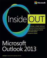 Cover image: Microsoft Outlook 2013 Inside Out 1st edition 9780735671270