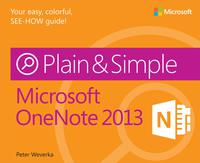 صورة الغلاف: Microsoft OneNote 2013 Plain & Simple 1st edition 9780735669345