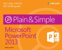 Imagen de portada: Microsoft PowerPoint 2013 Plain & Simple 1st edition 9780735669369