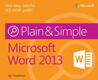 Omslagafbeelding: Microsoft Word 2013 Plain & Simple 1st edition 9780735669383