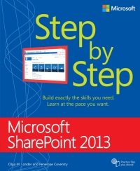 Cover image: Microsoft SharePoint 2013 Step by Step 1st edition 9780735676541