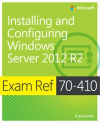 Cover image: Exam Ref 70-410 Installing and Configuring Windows Server 2012 R2 (MCSA) 2nd edition 9780735684201