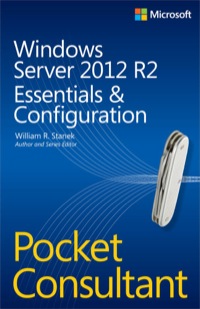 Cover image: Windows Server 2012 R2 Pocket Consultant Volume 1 1st edition 9780735666337