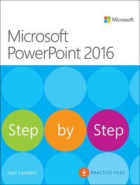 Titelbild: Microsoft PowerPoint 2016 Step by Step 1st edition 9780735697799